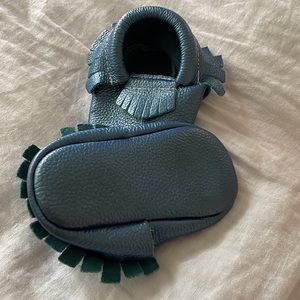 Toddler Leather Fringe Moccasins
